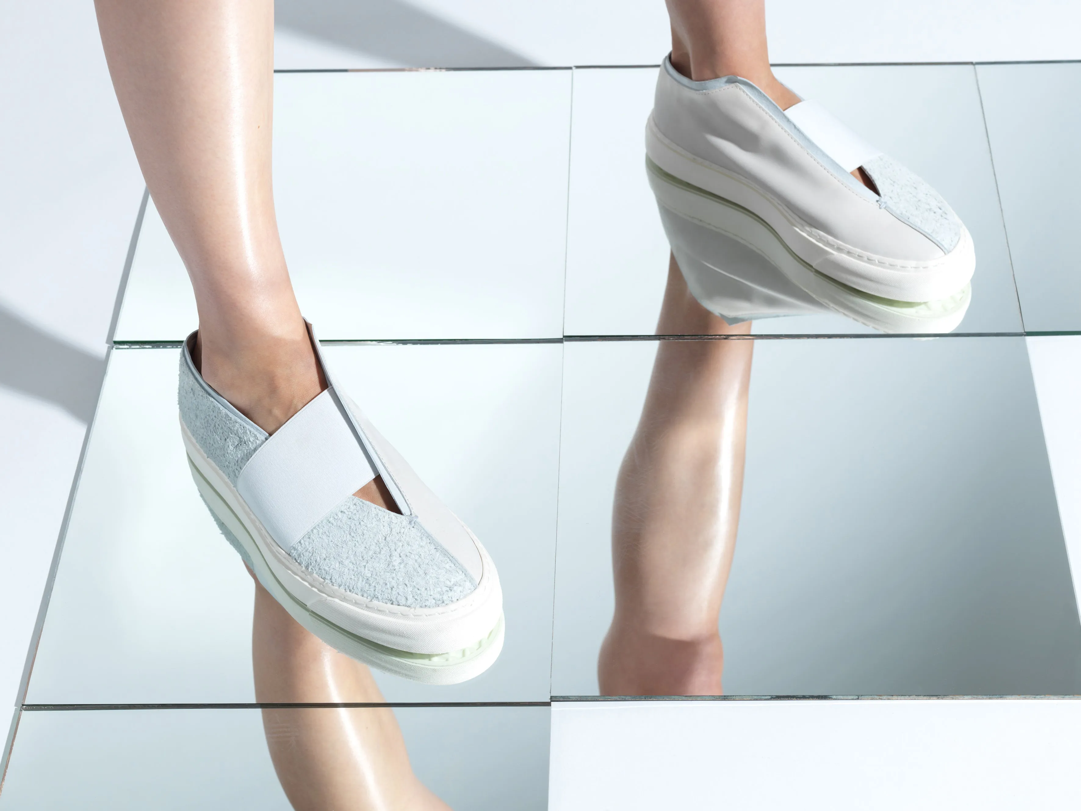 K1 / ALL WHITE / UNISEX LEATHER SNEAKER