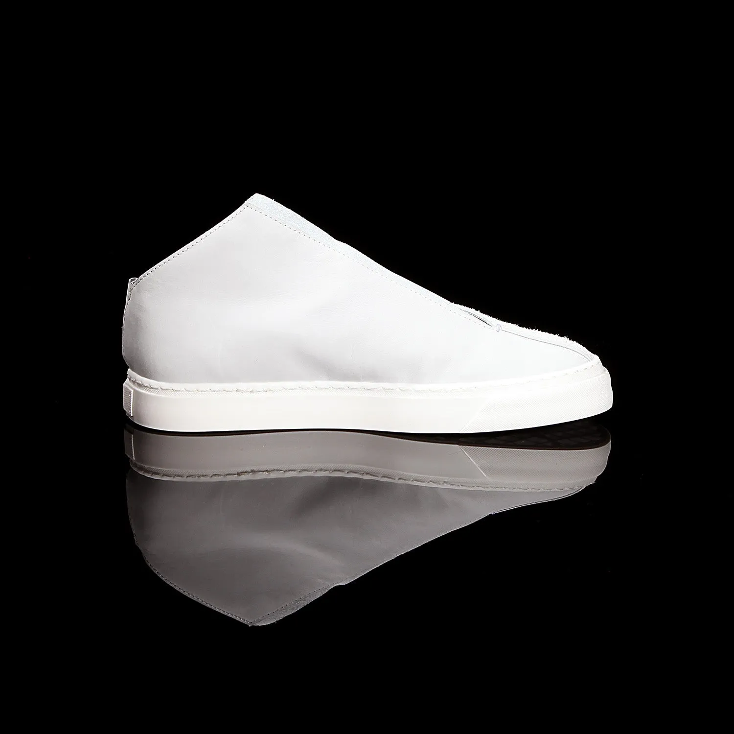 K1 / ALL WHITE / UNISEX LEATHER SNEAKER