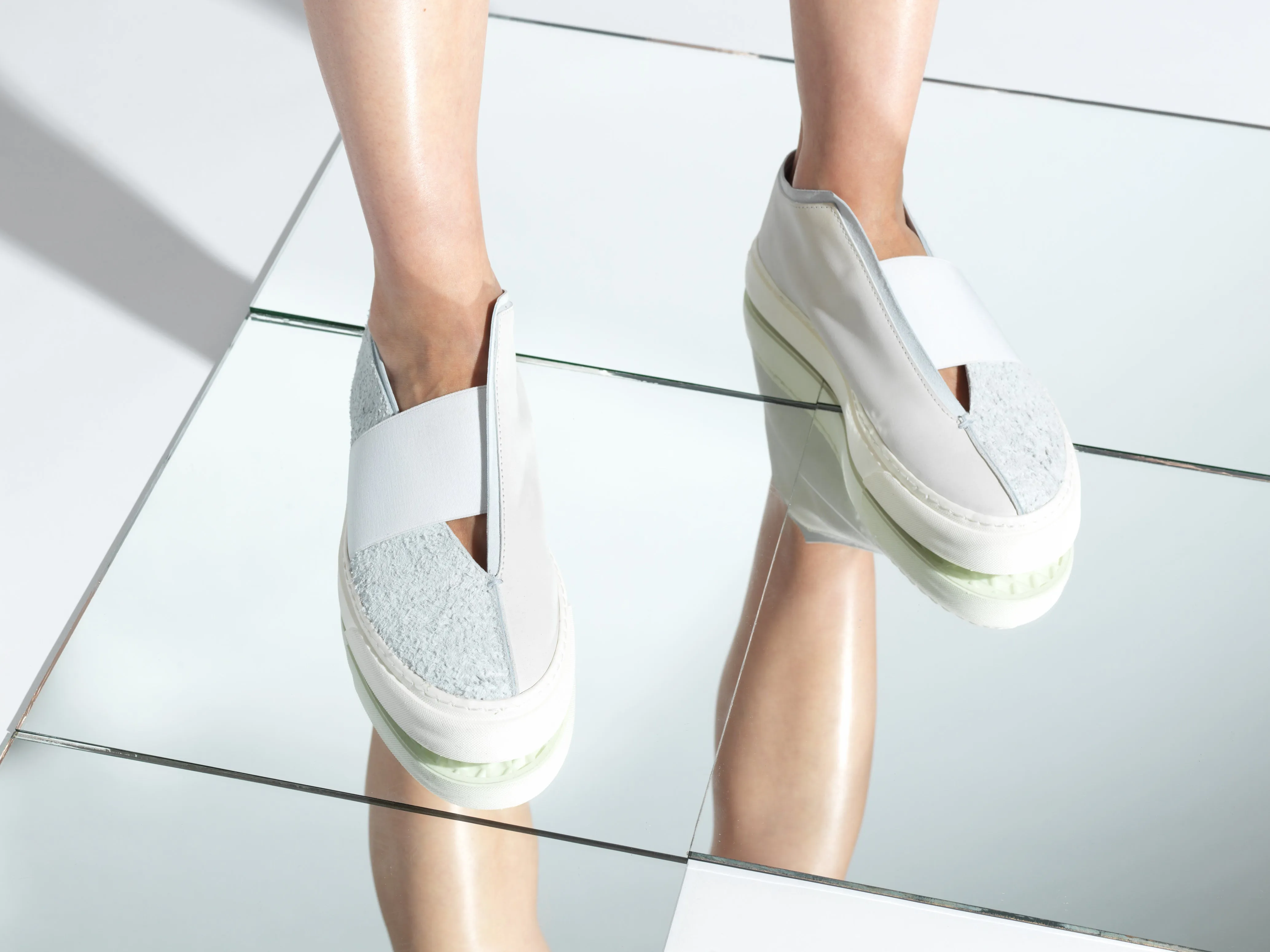 K1 / ALL WHITE / UNISEX LEATHER SNEAKER