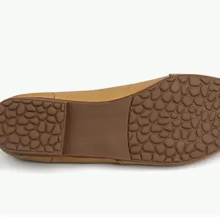 Khaki Leather Flats: Versatile and Chic Footwear for Women