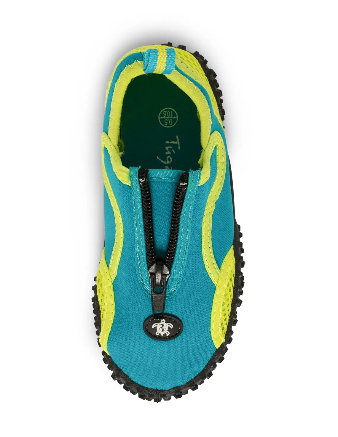 Kids Water Shoes - Teal / Lime