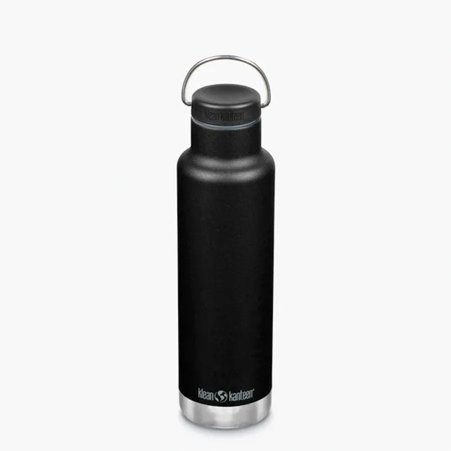 Klean Kanteen 20 oz Classic Insulated Water Bottle with Loop Cap