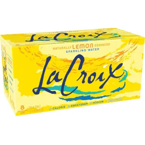 La Croix Sparkling Water - Lemon 8pk