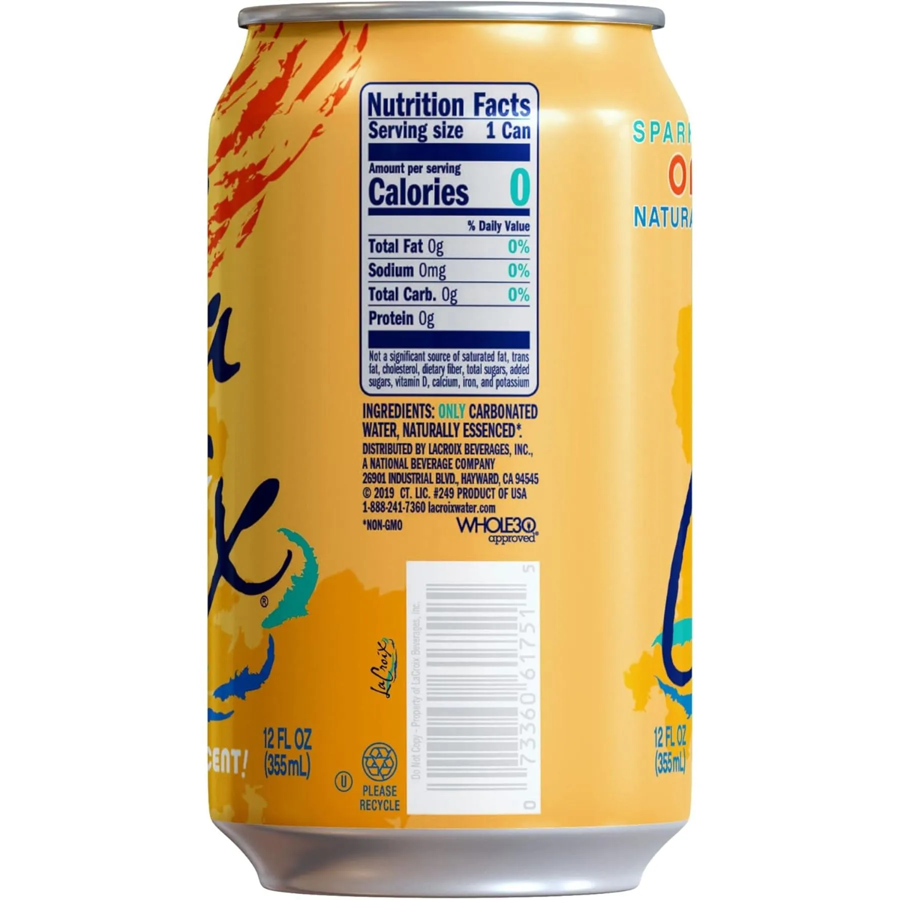 La Croix Sparkling Water - Orange 8pk