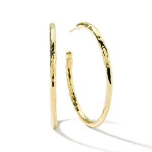 Large Hoop Earrings in 18K Gold