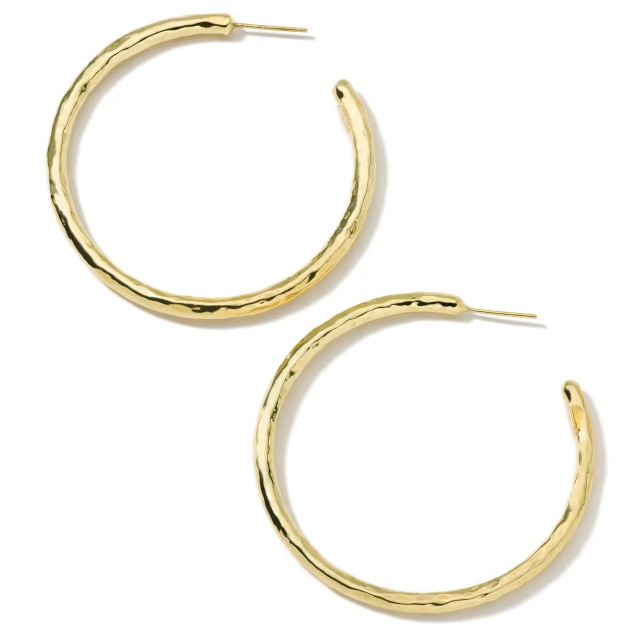Large Hoop Earrings in 18K Gold
