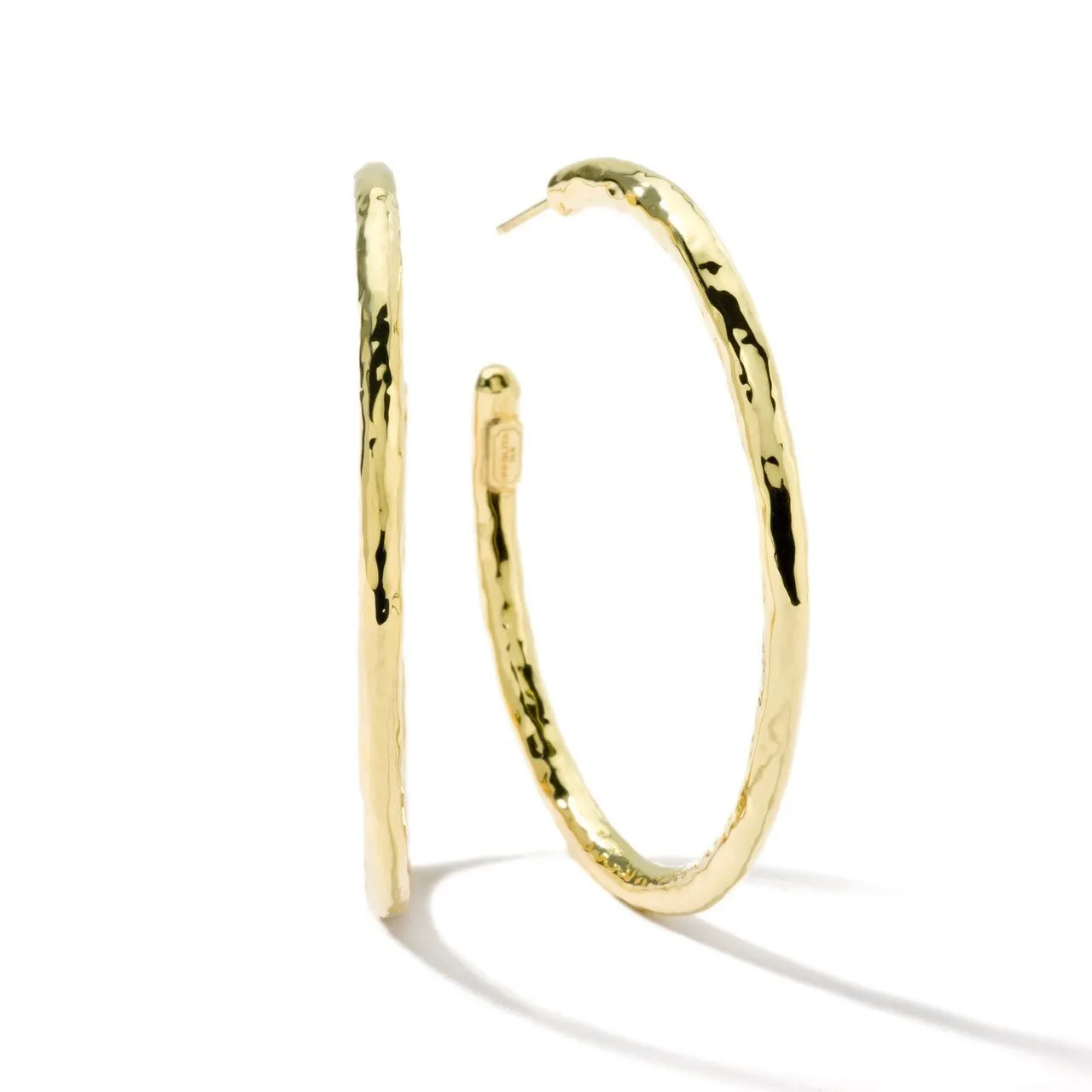 Large Hoop Earrings in 18K Gold