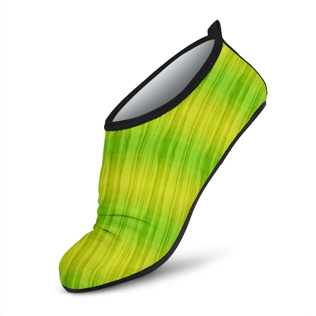 Lemon Lime Tie Dye Water Shoes