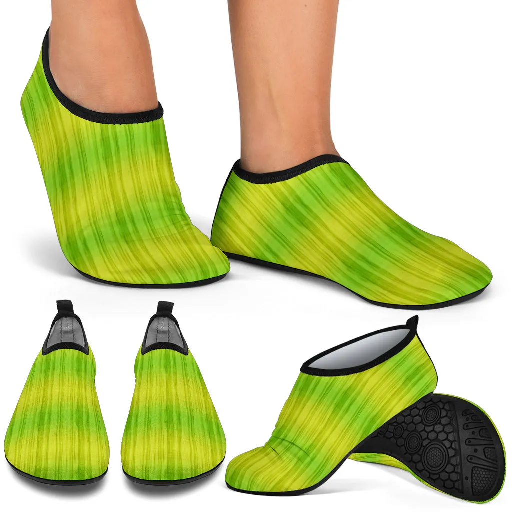 Lemon Lime Tie Dye Water Shoes