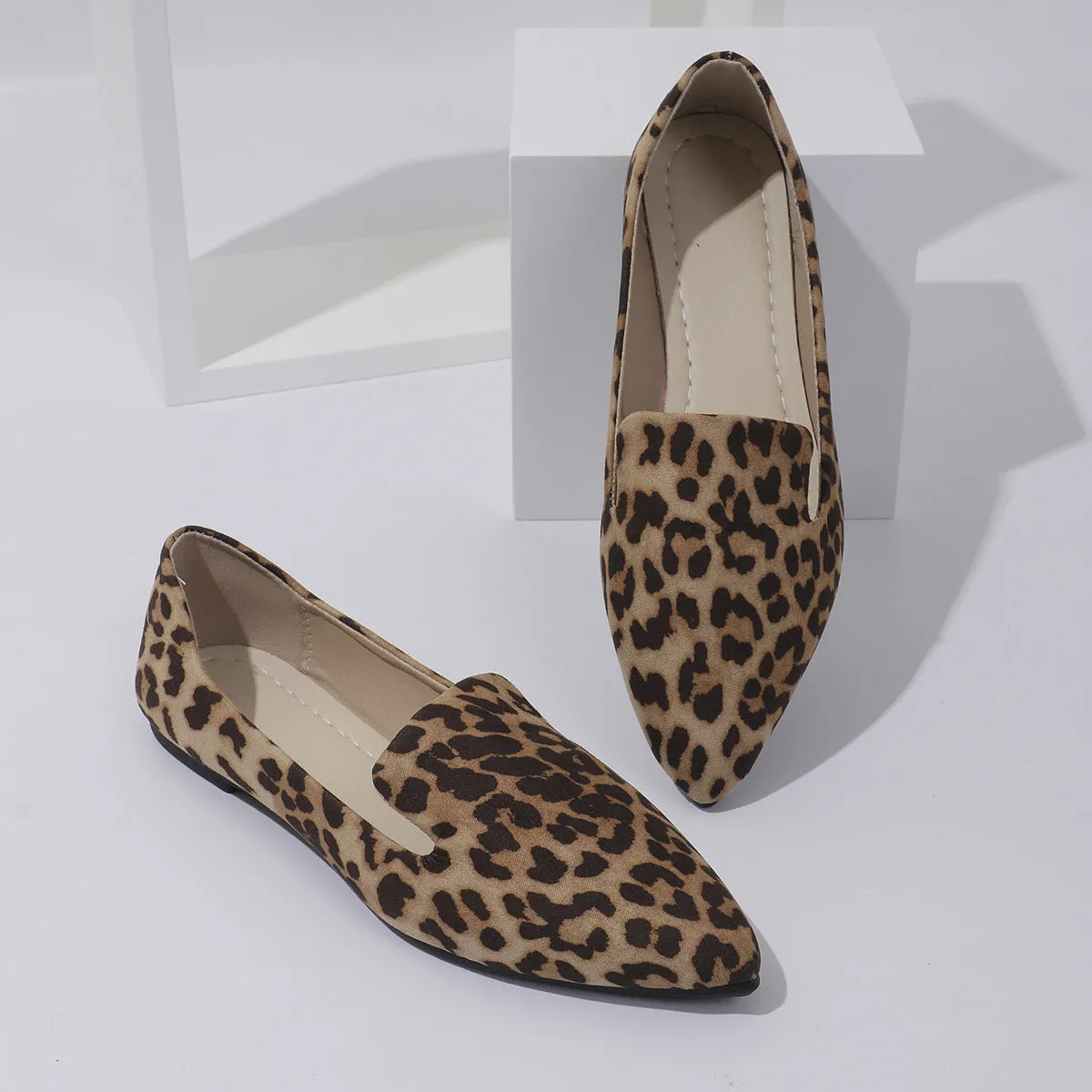Leopard Print Flats