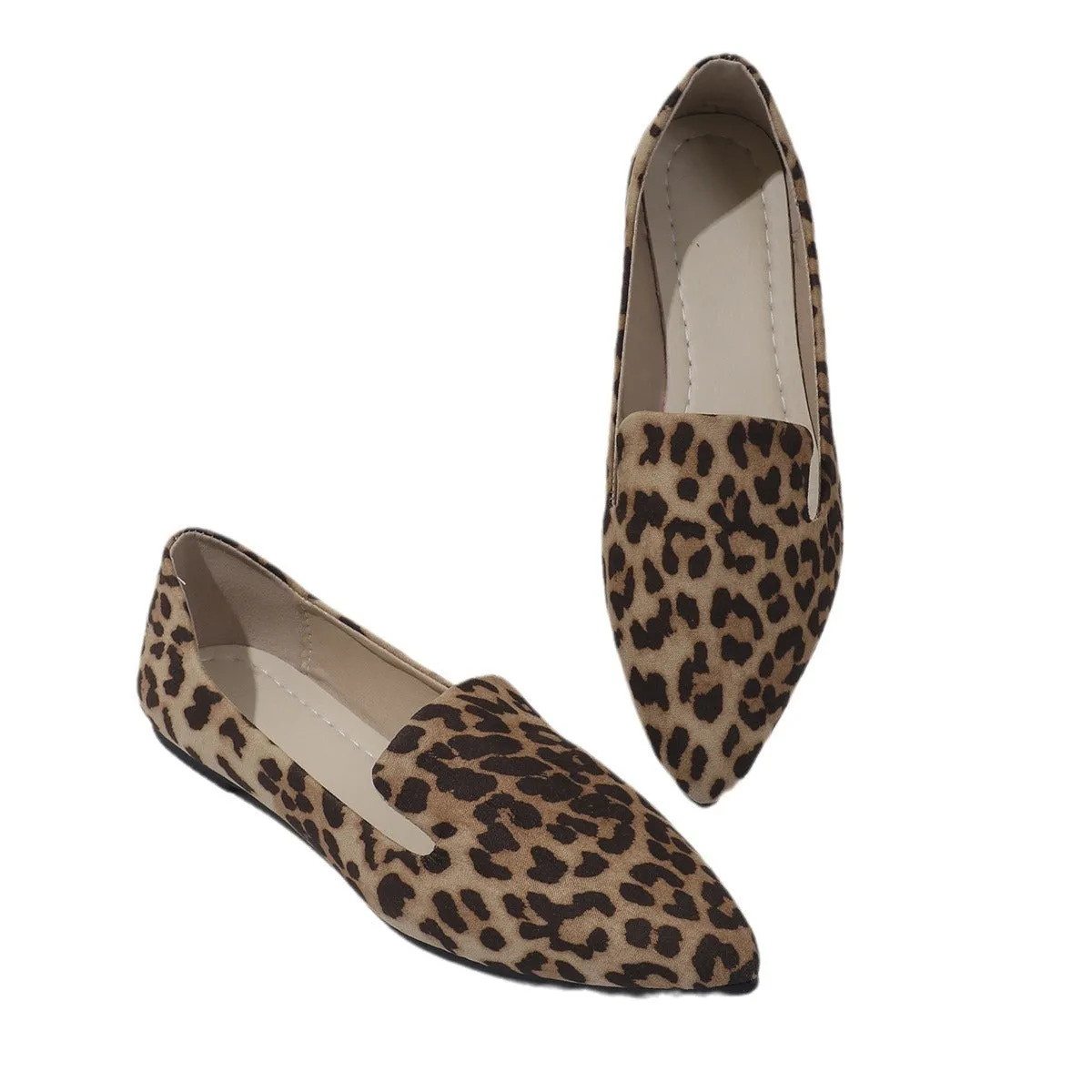 Leopard Print Flats