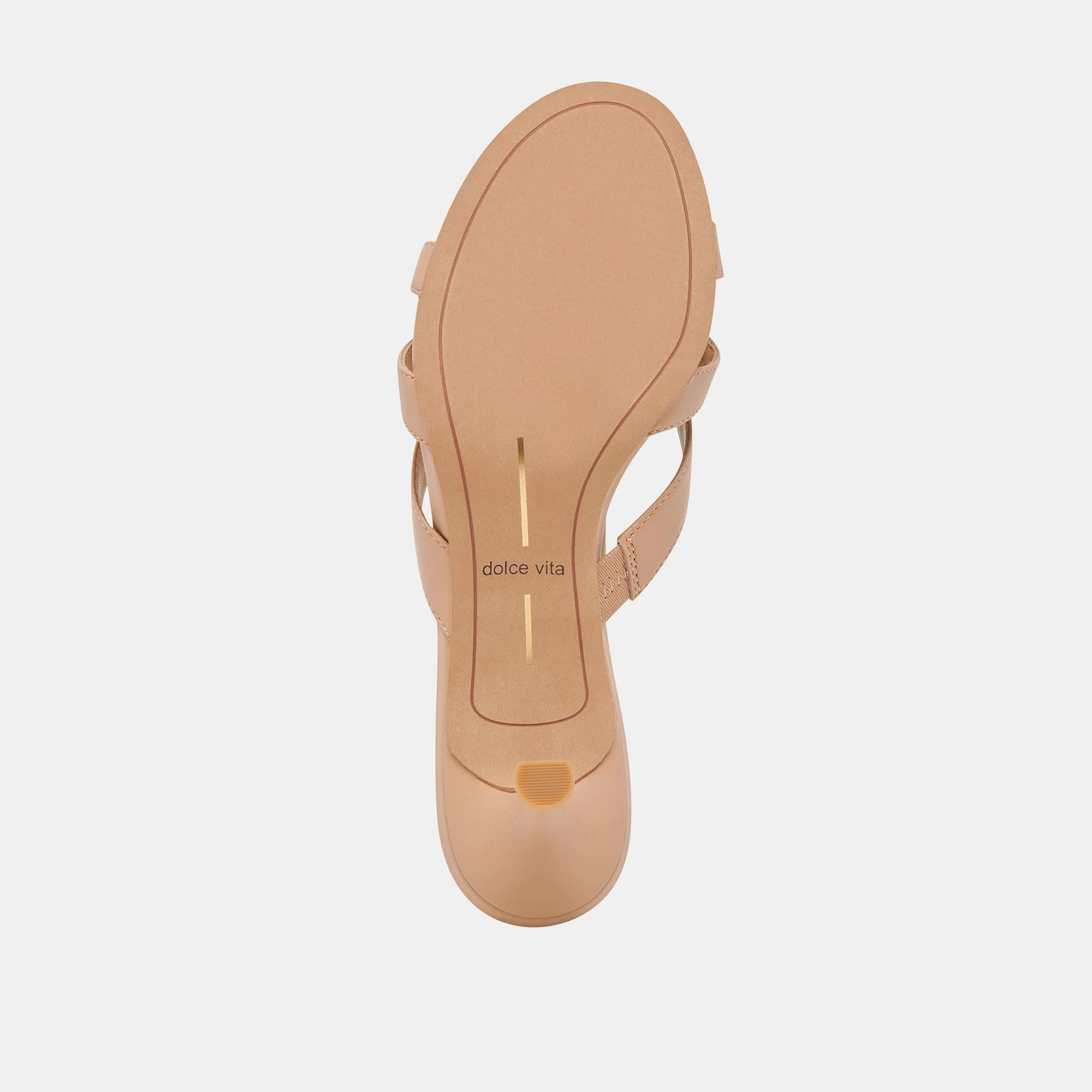 LERAH HEELS CAFE EMBOSSED LEATHER