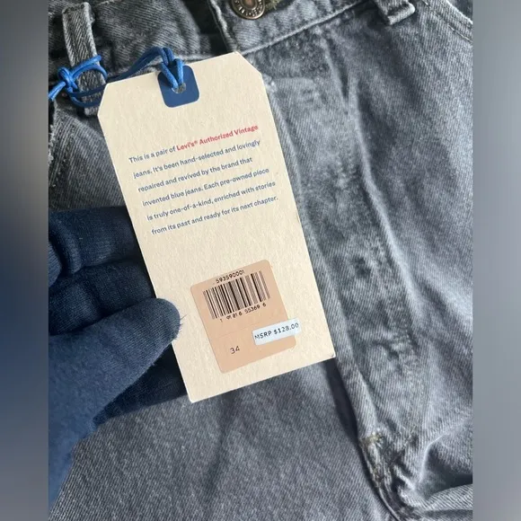 Levis Authorized Vintage 501 Women’s Raw Cut-off Hem Shorts