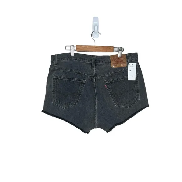 Levis Authorized Vintage 501 Women’s Raw Cut-off Hem Shorts