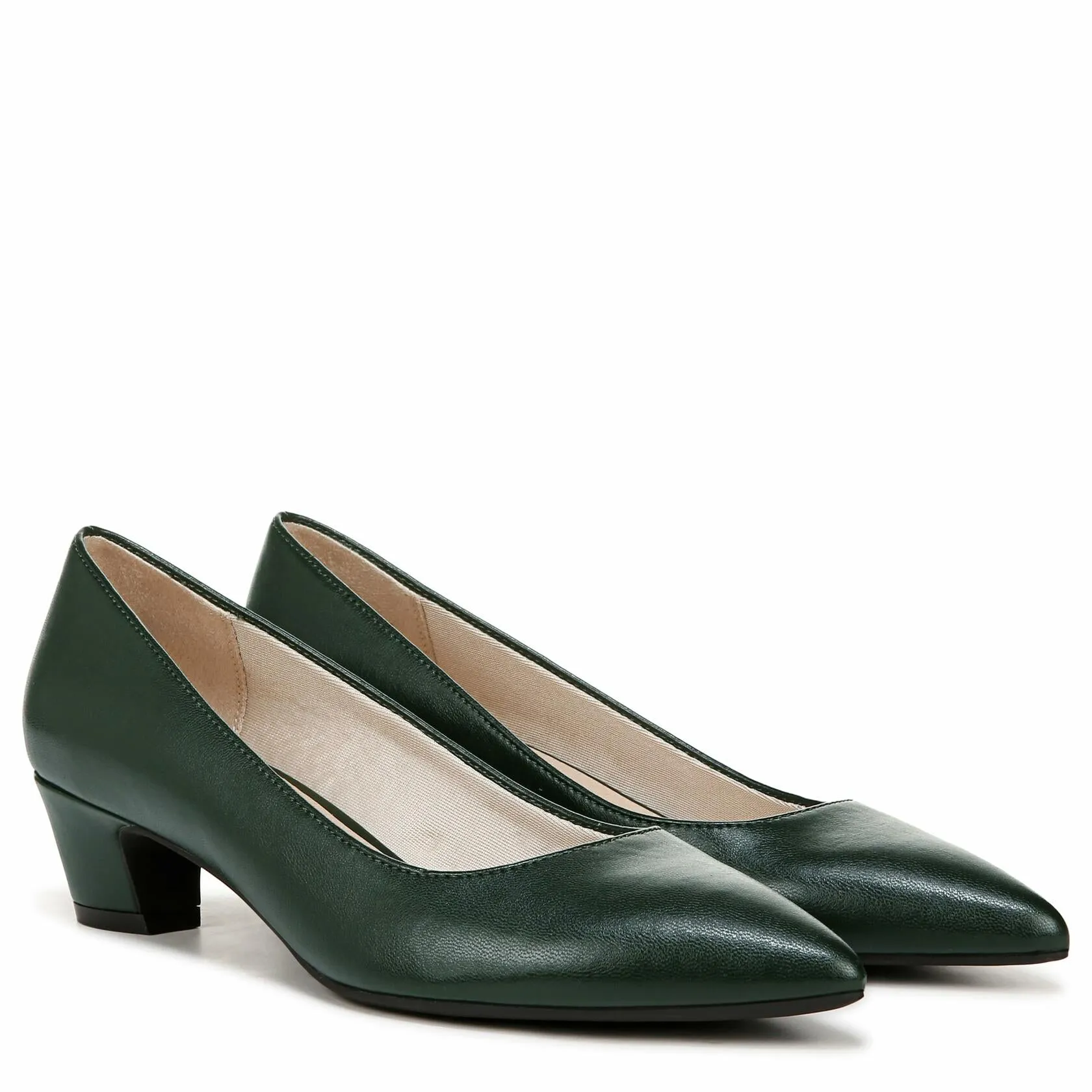 LifeStride Womens Minx Pump Tartan Green 6 M