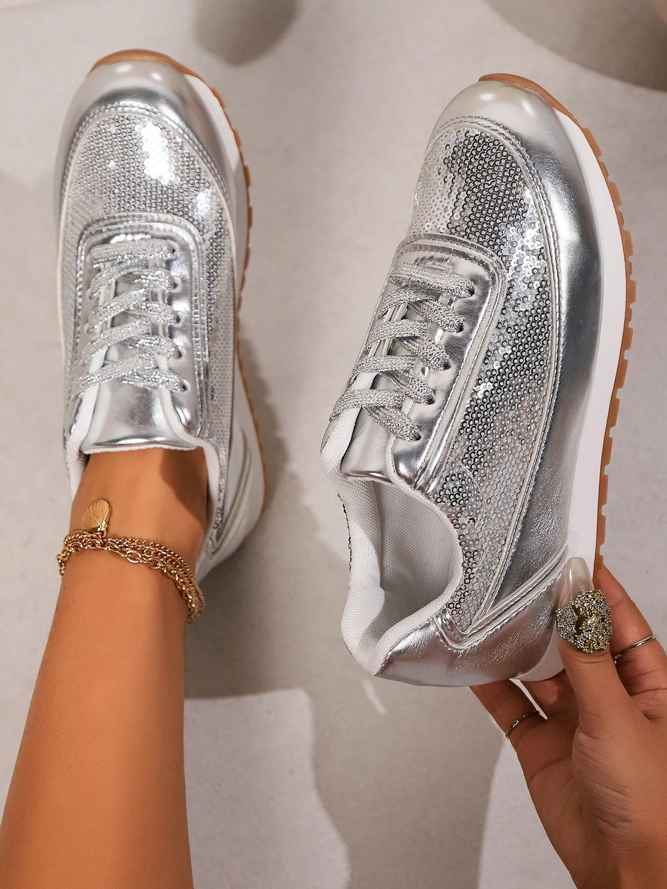 Lightweight Lace-Up Casual Shoes- FD ⚡