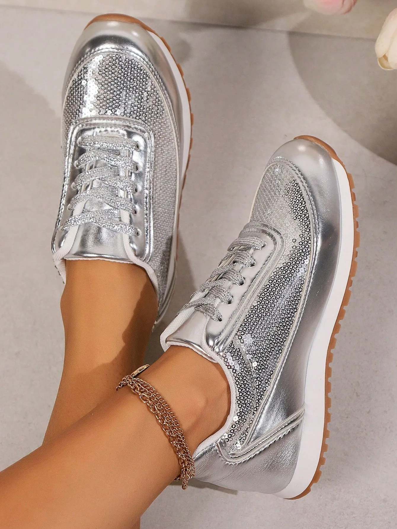 Lightweight Lace-Up Casual Shoes- FD ⚡
