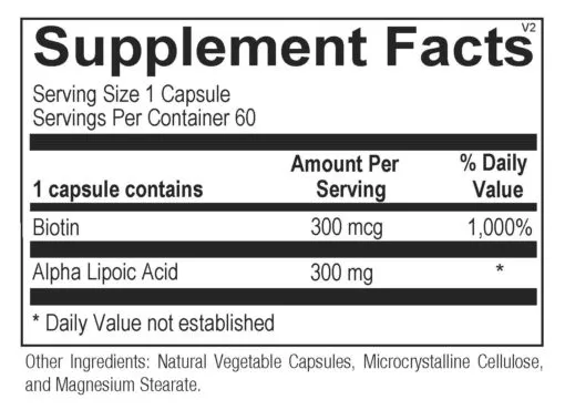 Lipoic Acid 300mg