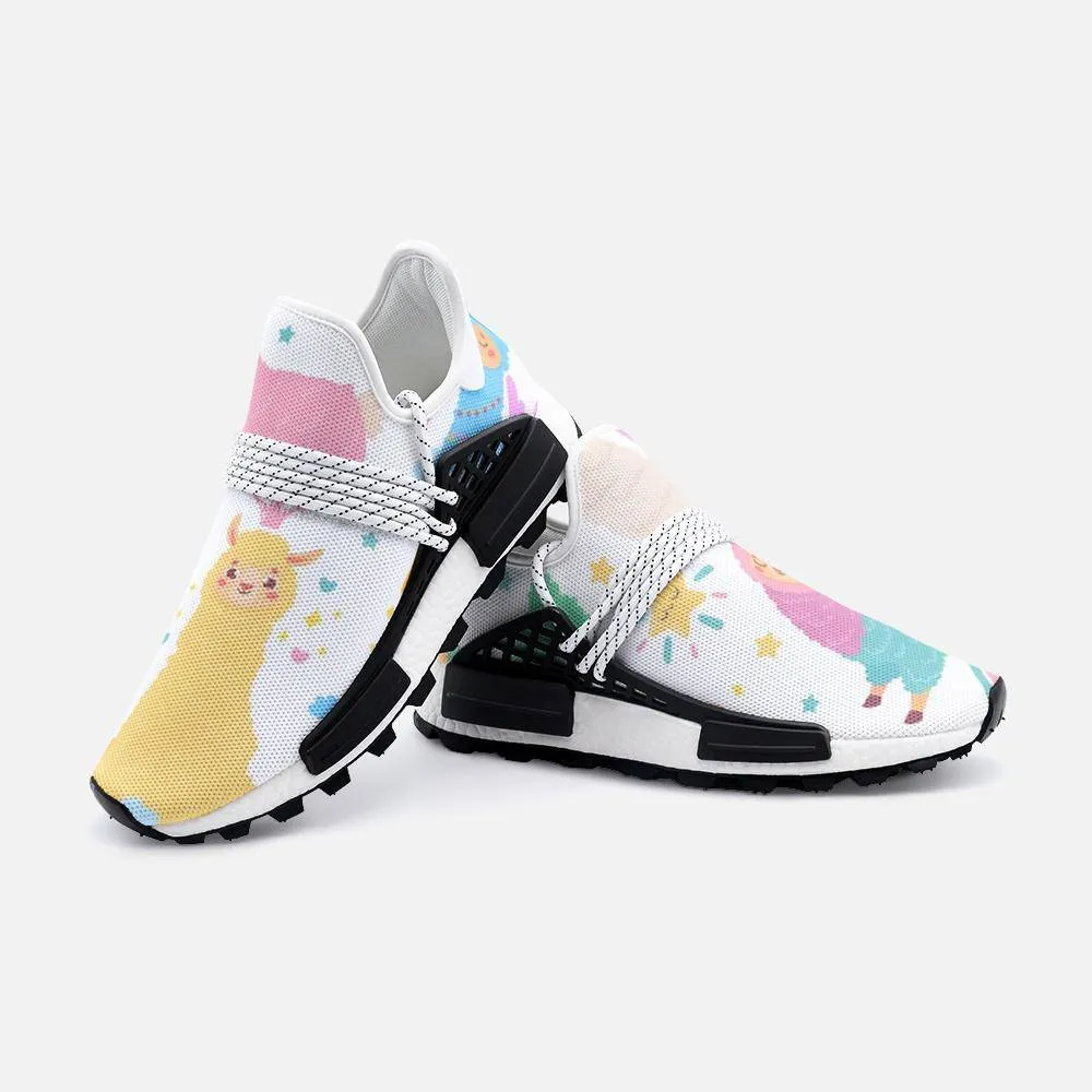 llama Unicorn Unisex Lightweight Custom shoes
