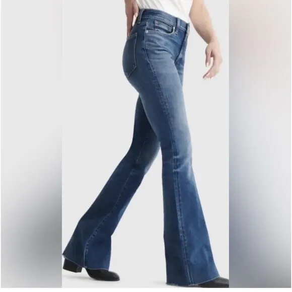 LUCKY BRAND HIGH - RISE FLARE 2 WAY STRETCH JEANS NWT