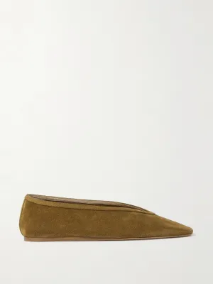 Luna suede ballet flats