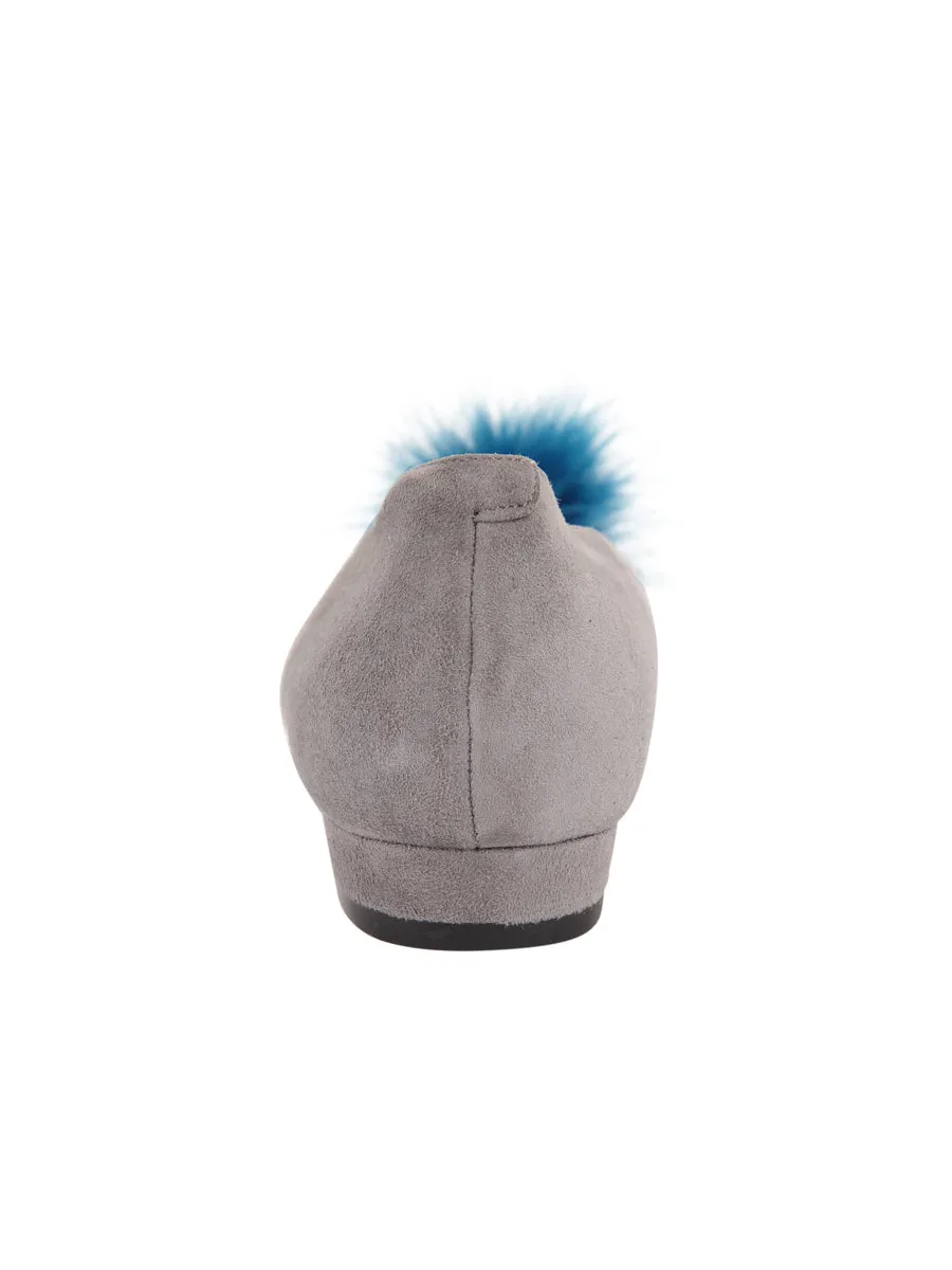 Maribou Feather Pouf Flat