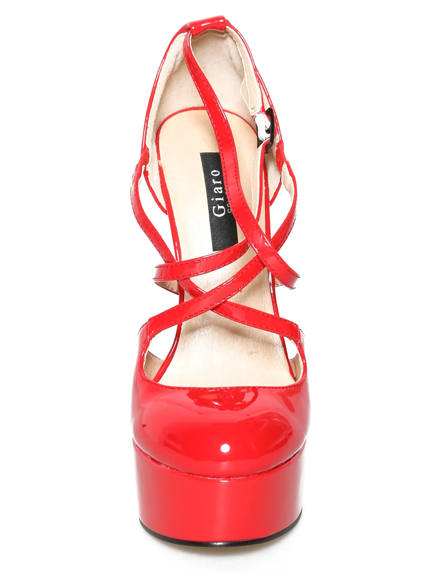 Medusa Red Skyscraper Heel Platform Pumps