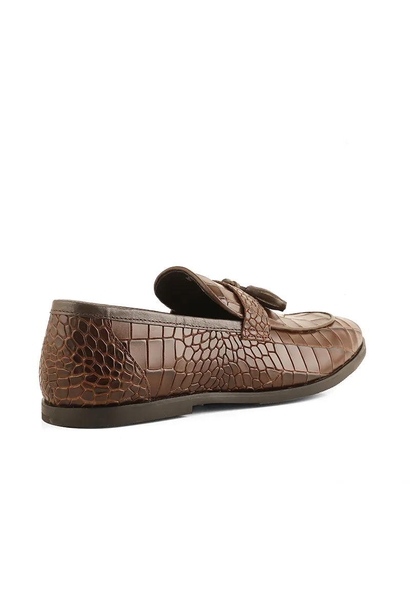 Men Formal Loafers M38065-Brown