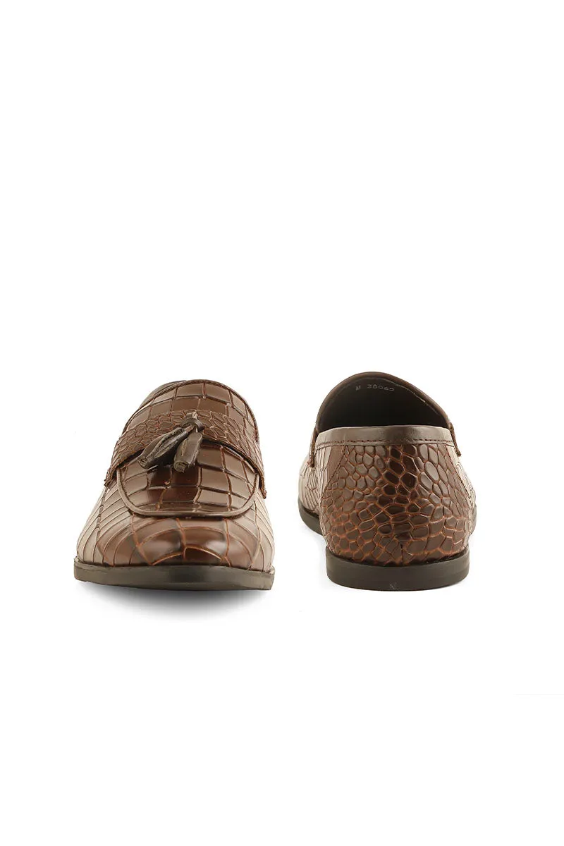 Men Formal Loafers M38065-Brown