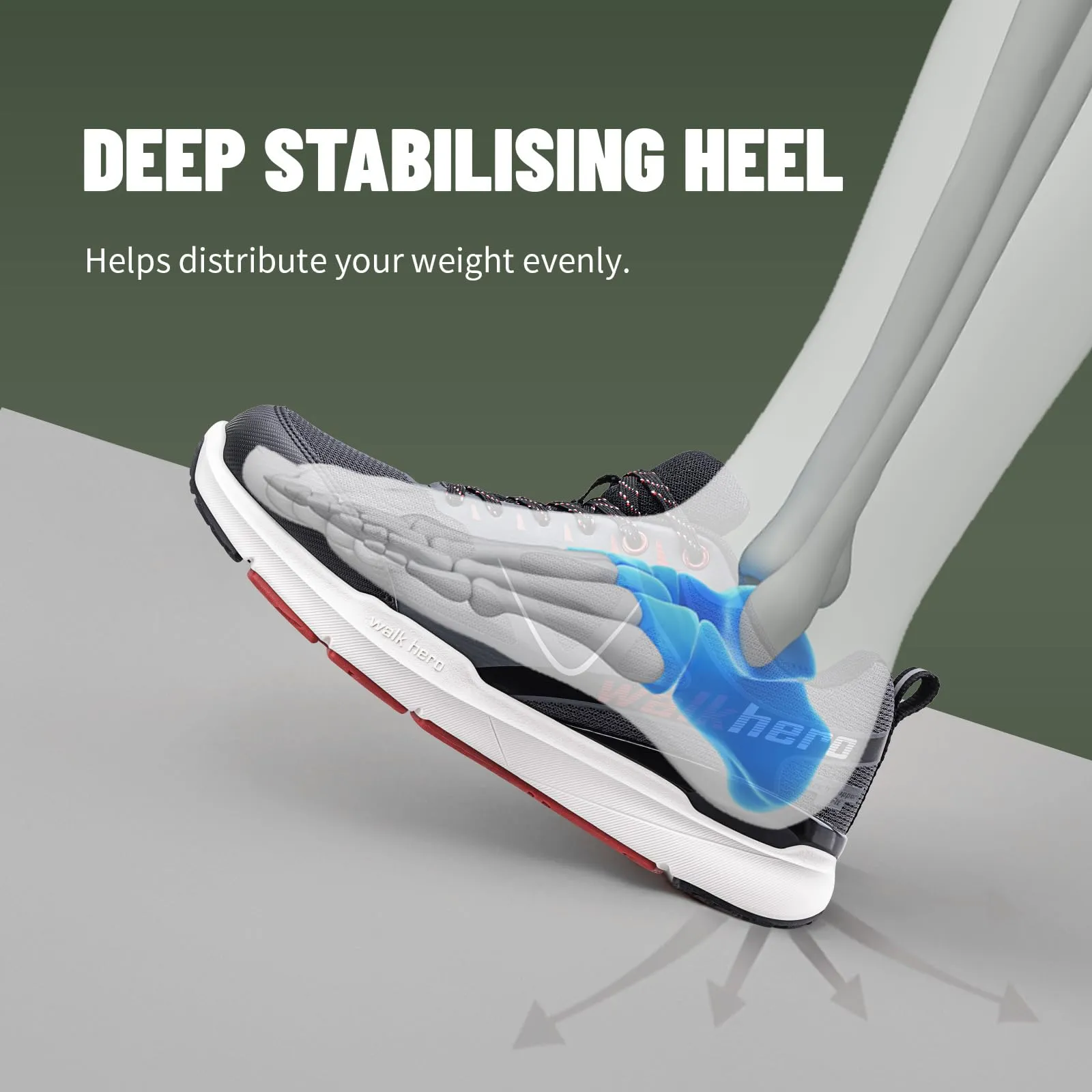 Men's Arch Support Wide Toe Box Shoes