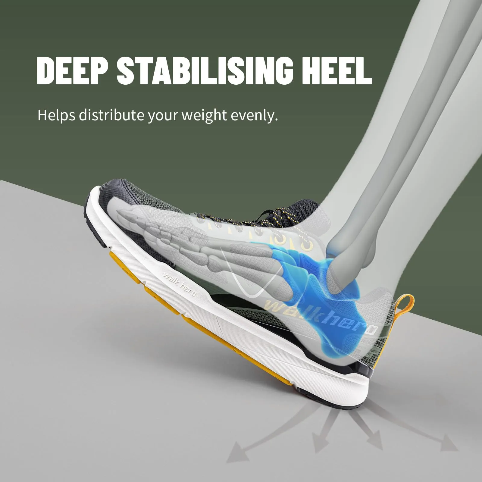Men's Arch Support Wide Toe Box Shoes