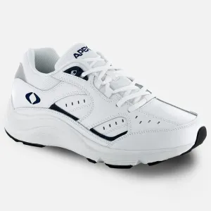 Men's Lace Walking Shoe V Last - White/Blue
