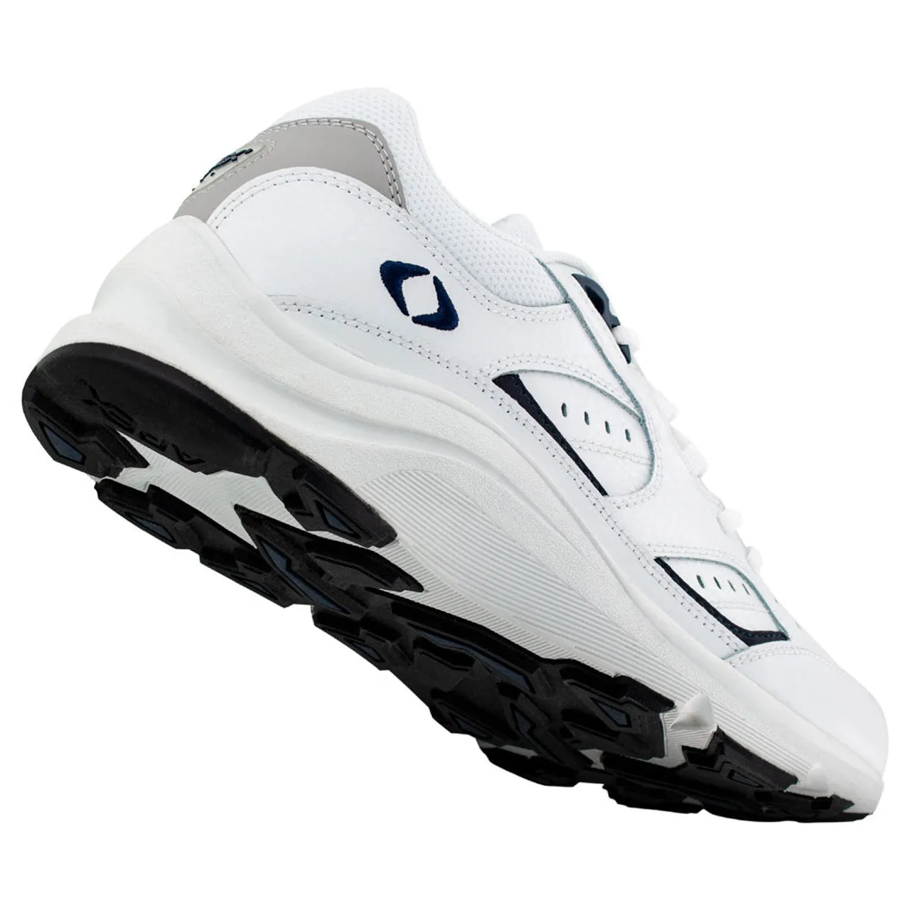 Men's Lace Walking Shoe V Last - White/Blue