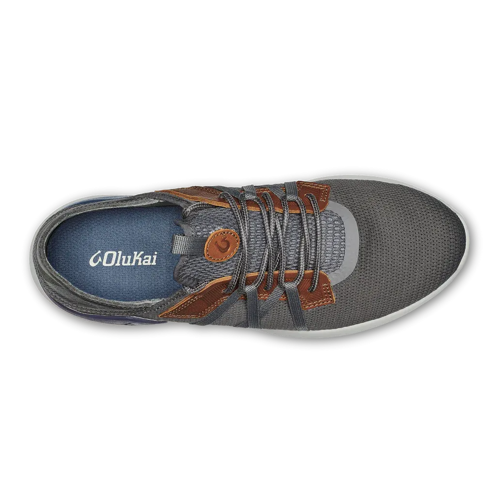 MENS OLUKAI MIO LI - PAVEMENT/VINTAGE INDIGO