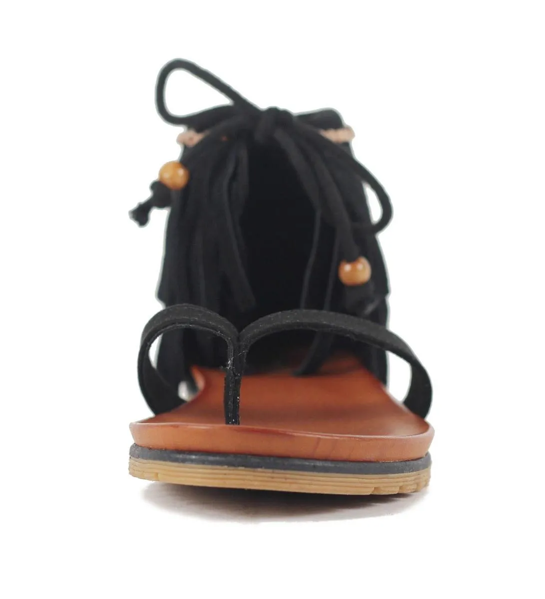 MIA Native Black Nova Suede Sandal Black
