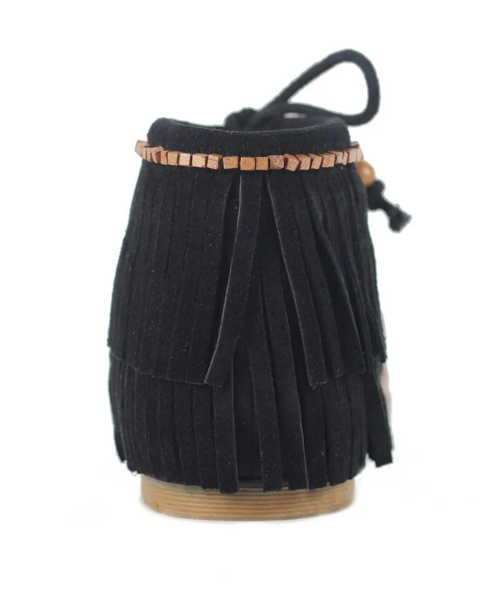 MIA Native Black Nova Suede Sandal Black