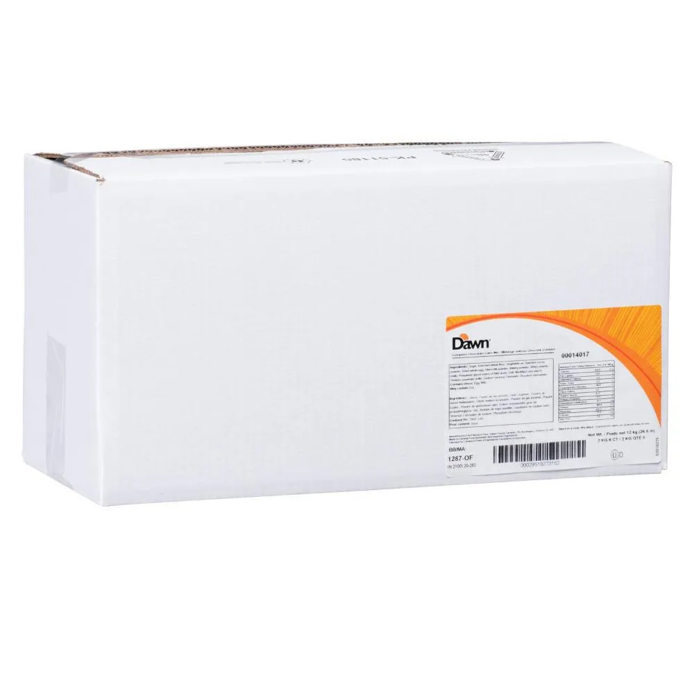 Mix Cake Chocolate - 6 x 2 kg - Dawn Food Produ - Baking Mixes and Ingredients - Canadian Distribution