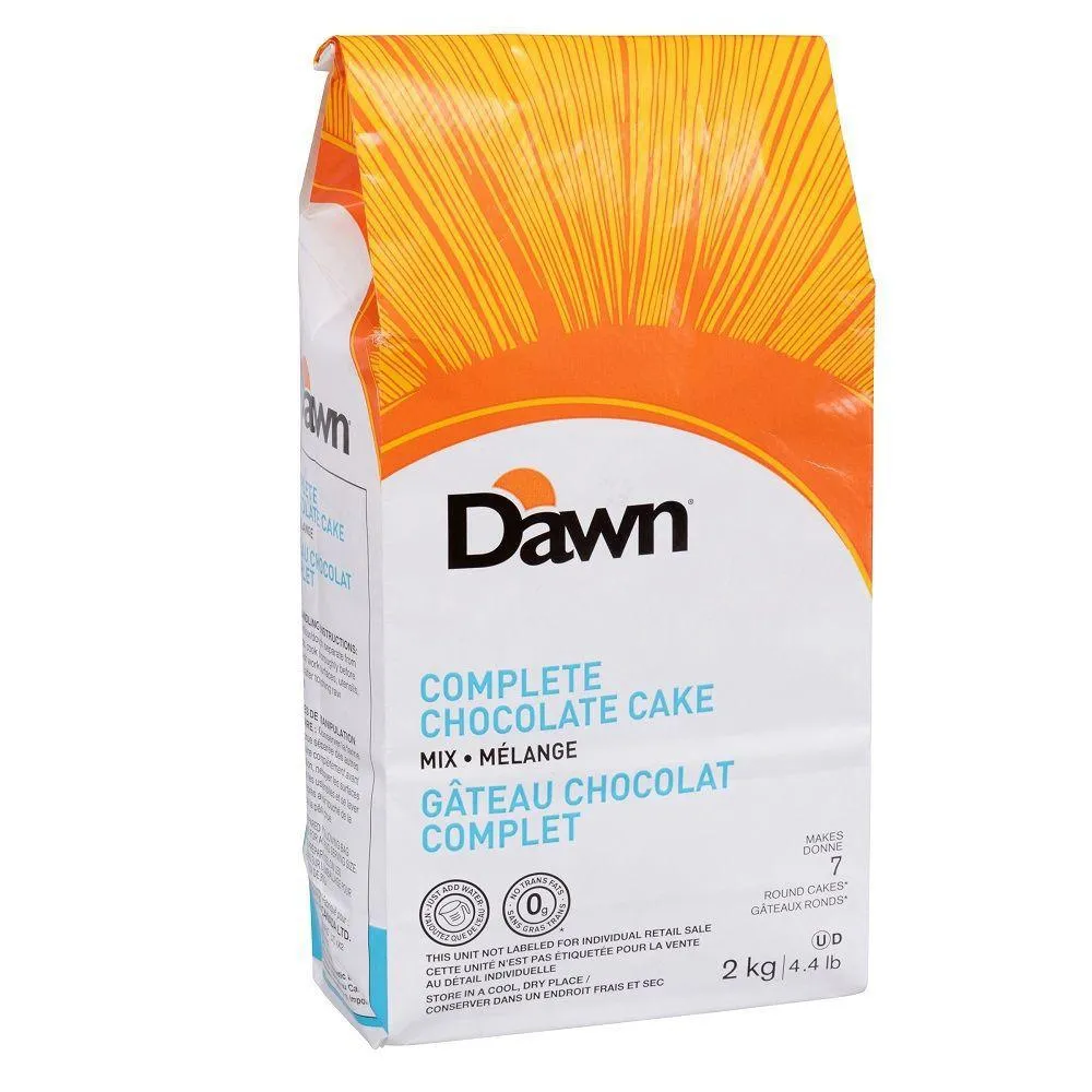 Mix Cake Chocolate - 6 x 2 kg - Dawn Food Produ - Baking Mixes and Ingredients - Canadian Distribution