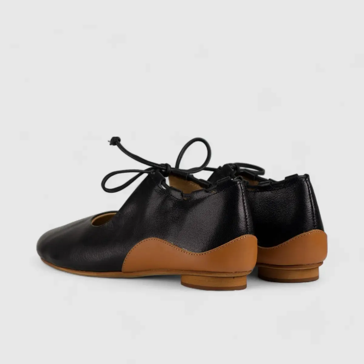 Morbido Comfort Leather Pump Black/Brown RD9-3