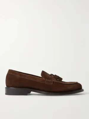 MR. PORTER
Tasseled Regenerated Suede by evolo® Loafers