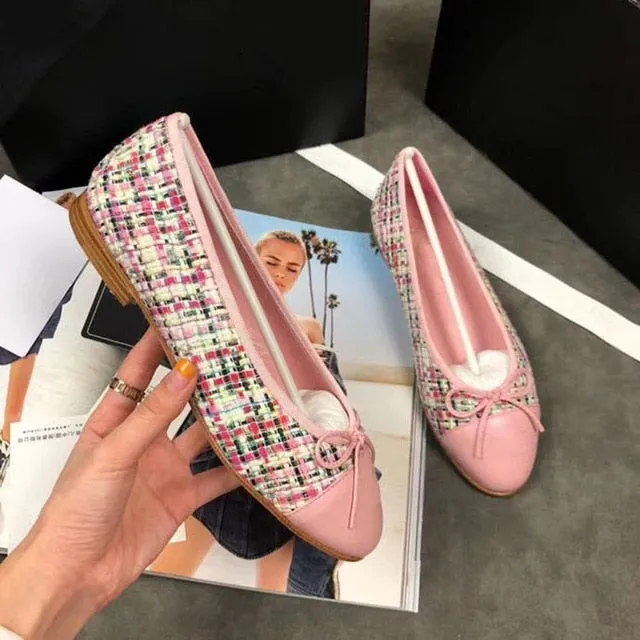 New Breathable Flat Hot Sell Genuine Leather Shoes Big size women's shoes size34-41Elegant Comfortable Lady Fashion shoes
