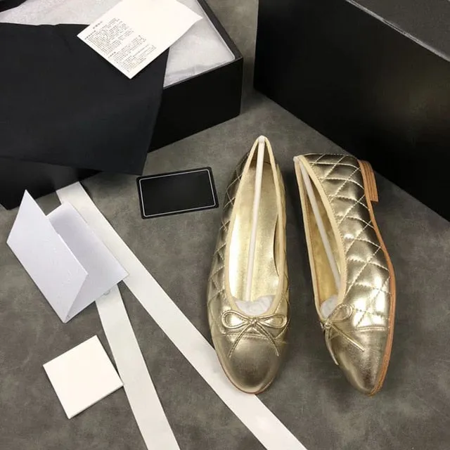 New Breathable Flat Hot Sell Genuine Leather Shoes Big size women's shoes size34-41Elegant Comfortable Lady Fashion shoes