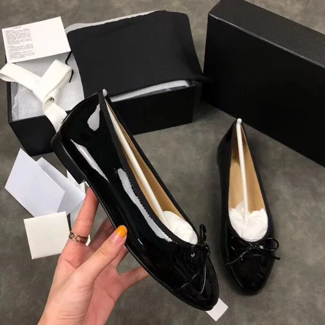 New Breathable Flat Hot Sell Genuine Leather Shoes Big size women's shoes size34-41Elegant Comfortable Lady Fashion shoes