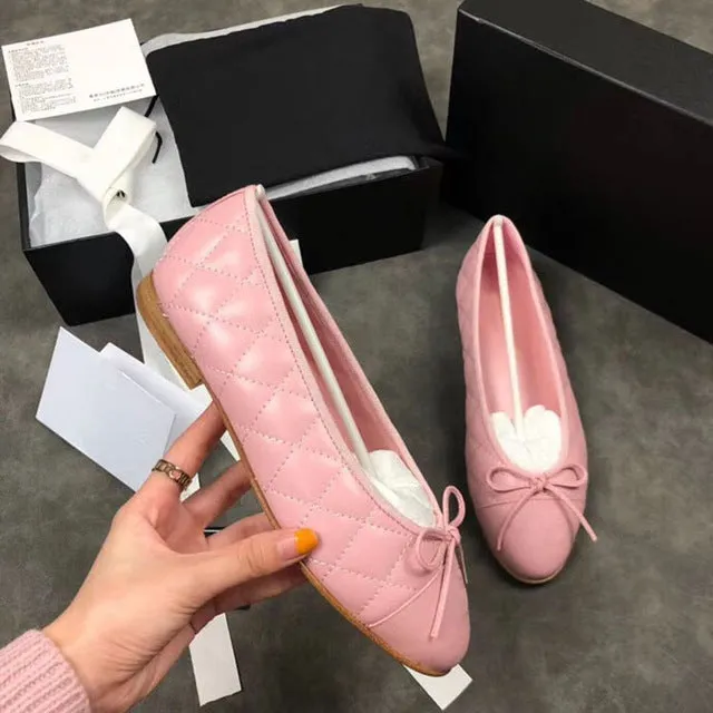 New Breathable Flat Hot Sell Genuine Leather Shoes Big size women's shoes size34-41Elegant Comfortable Lady Fashion shoes
