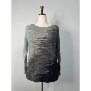 Nic   Zoe Ombre Knit Sweater Lightweight Pullover Long Sleeve Casual Sweater