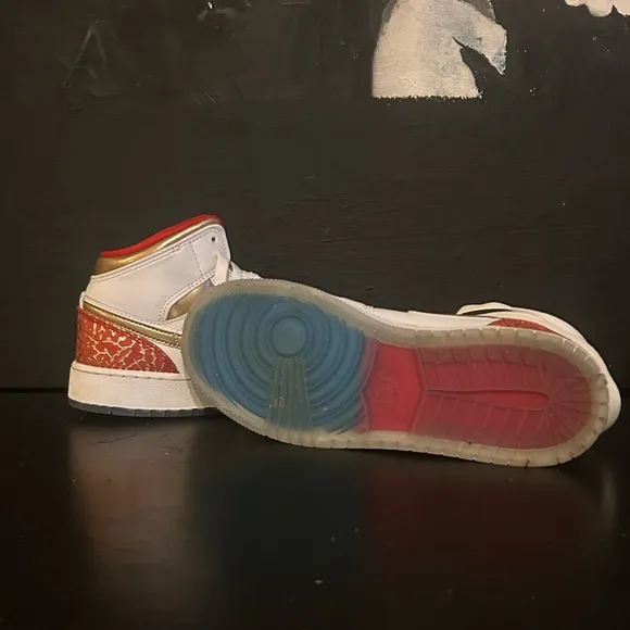 Nike Air Jordan 1 Mid SS (GS) shoes