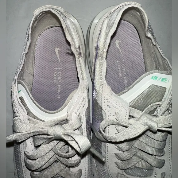 Nike NSW WFFL 1 Waffle 1 Shoes White/green/lilac Size women’s 8.5