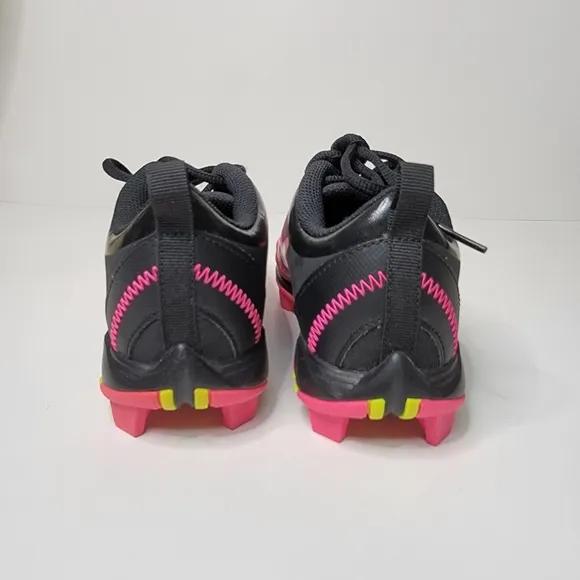 NIKE Pink and black Hyperdiamond FastFlex Softball/ soccer cleats shoes
