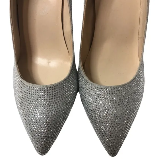 Nine West rhinestone pumps heels Sz 10