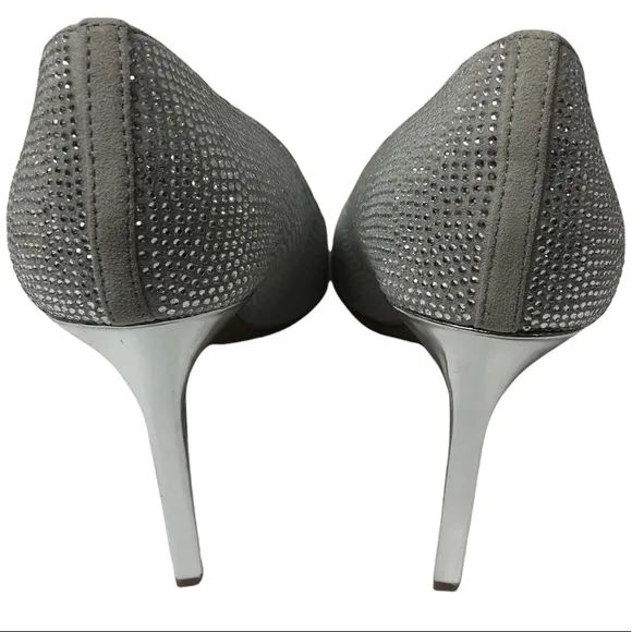 Nine West rhinestone pumps heels Sz 10